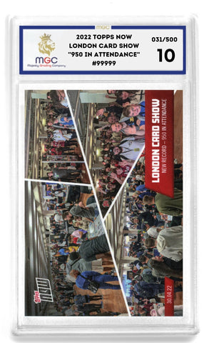 Topps Now London Card Show 000/500 - Free Grade